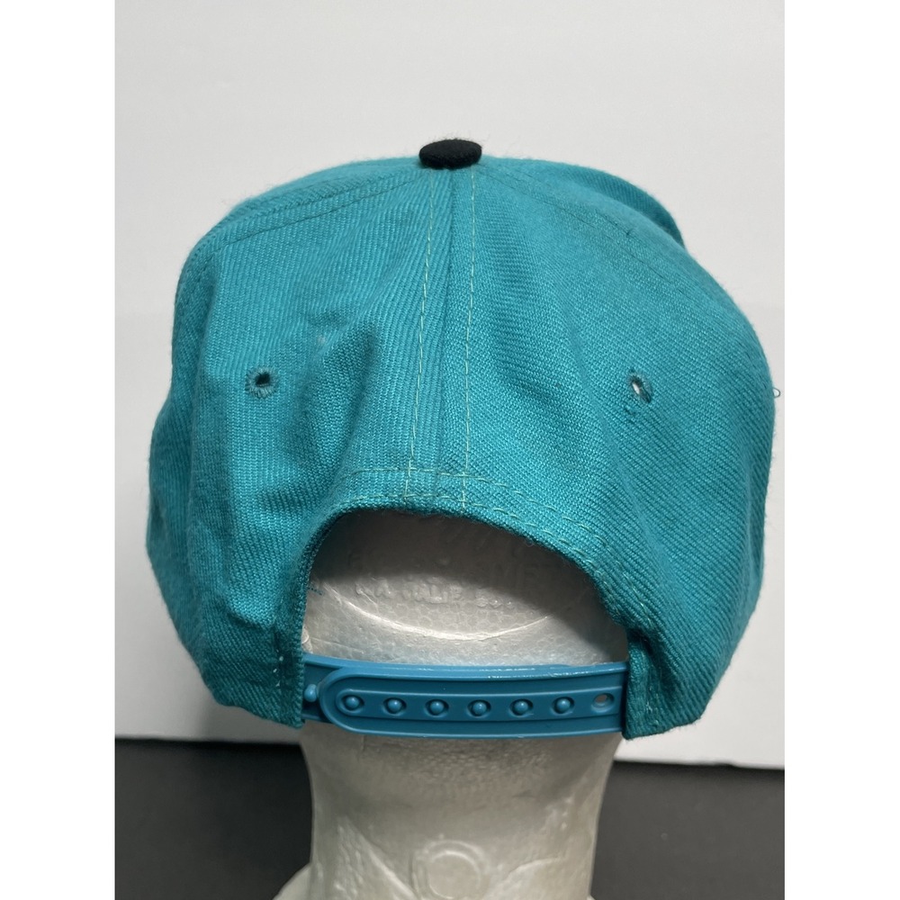 VTG 90s Florida Marlins Logo 7 Snapback Cap Hat Genuine Merchandise One Size Fit - Picture 3 of 9